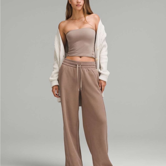 Lululemon Scuba Mid-Rise Wide-Leg Pant in Taupetastic - Picture 1 of 3